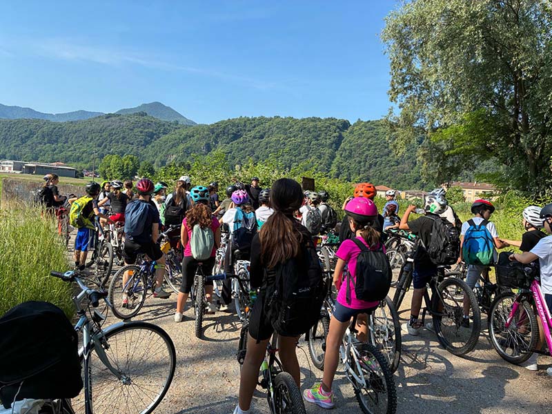 Partenza biciclettata